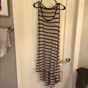High/Low Striped Dress
